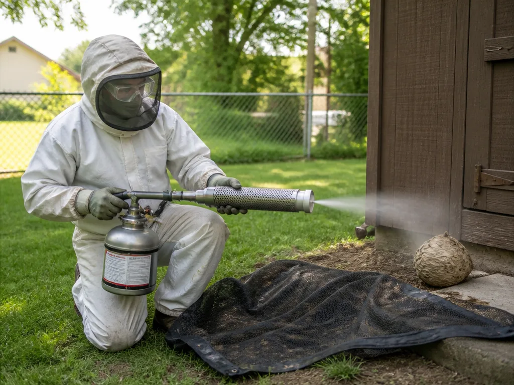 Hornet Nest Removal
